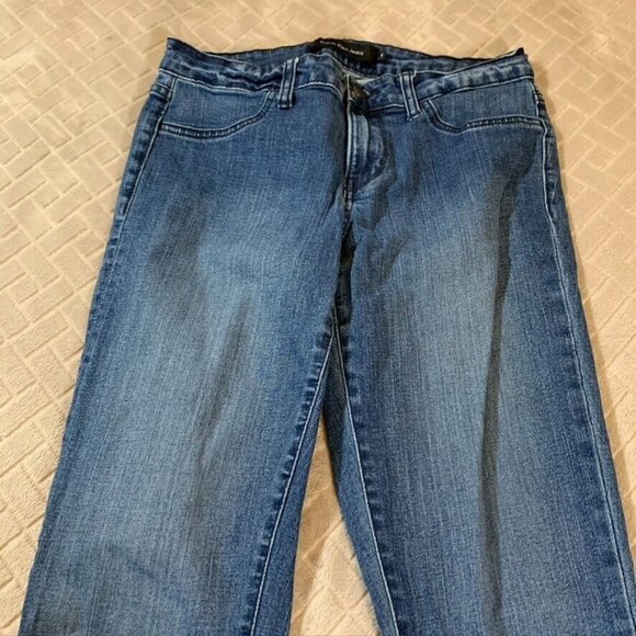 Calvin Klein Womens 6 Denim Jeans Blue Skinny Low Rise Medium Wash Stretch - Picture 2 of 13